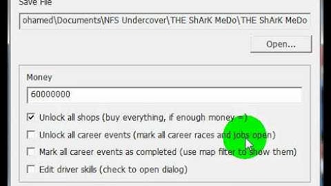 nfs under cover save editor.avi