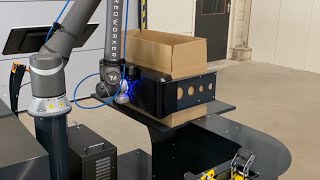 Cobot dozenopzetter met een Techman Robot TM12