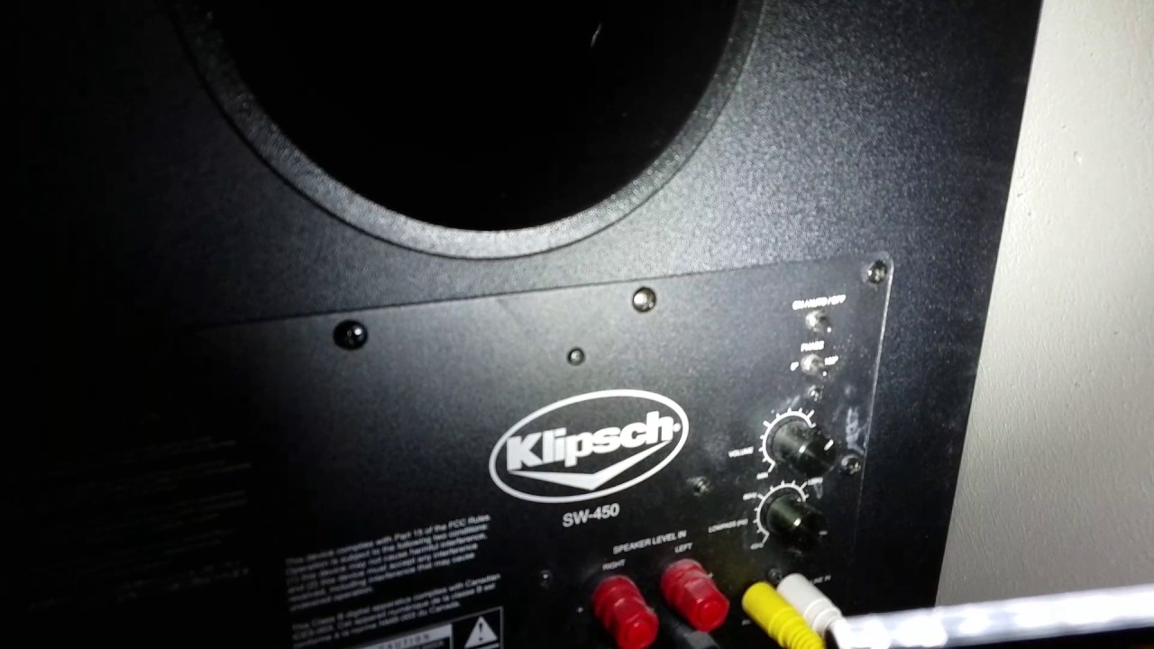 Klipsch subwoofer review - YouTube