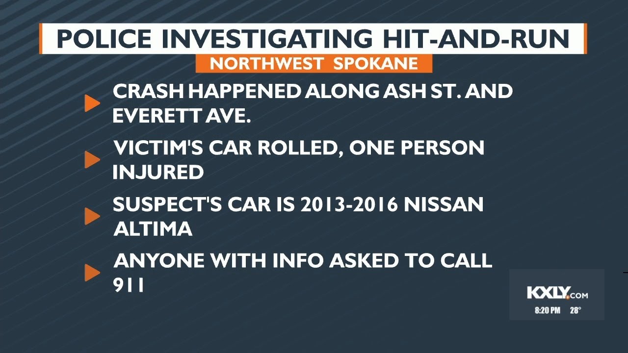 Spokane Police asking for help identifying suspect vehicle in northwest ...
