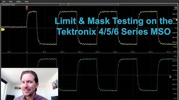 Limit and Mask Testing on the Tektronix 4/5/6 Series MSO