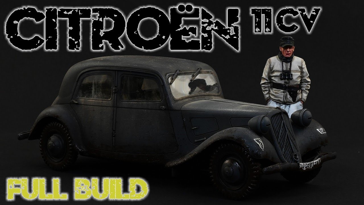 CITROEN 11CV - FULL BUILD, Tamiya, 1/35 scale