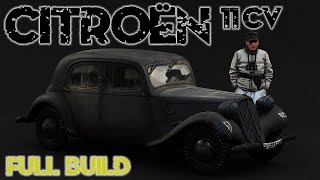 CITROEN 11CV - FULL BUILD, Tamiya, 1/35 scale