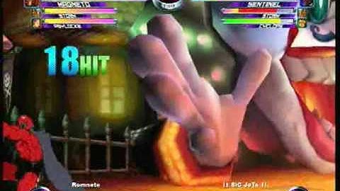 MvC2 Online (360): Brett (MSP) vs Sic Jota (Matrix) 3 .:3.1.10:.