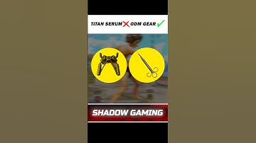 TITAN SERUM ❌ ODM GEAR ✅  @shadowgaming2308   || bgmi gameplay video l|