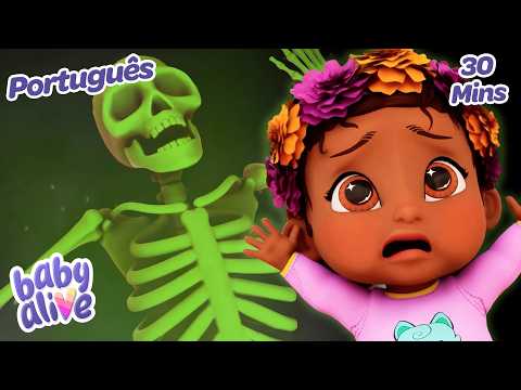 Festa do Dia dos Mortos!💀🍬| Vídeos para bebés | Baby Alive em Português | Desenhos animados infantis