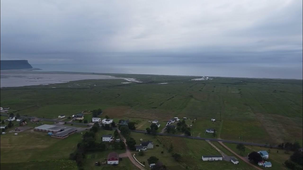 Advocate harbour Nova Scotia July 2023 drone. YouTube