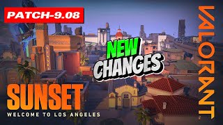 Sunset map new changes. ( patch 9.08)