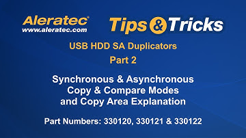 How To Copy & Compare with USB HDD Copy Tower SA Duplicator - Aleratec Tips & Tricks Part 2