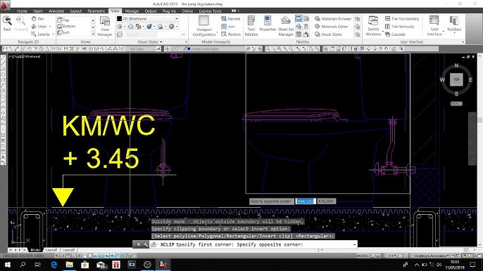 Cara memunculkan Ribbon panel yang hilang pada jendela Autocad