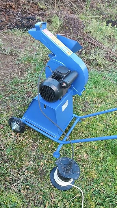 Измельчитель веток"Дровосек" МР300 (220В) первый запуск - YouTube