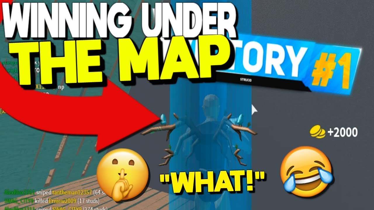 Winning Under The Map In Strucid Insane Roblox Fortnite Youtube - i tried ramp rushing on roblox fortnite strucid battle royale