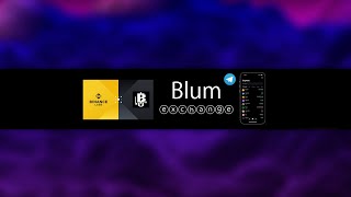 BLUM новая гибридная биржа в TELEGRAM одобрено Binance Labs