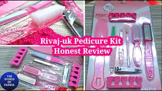 Rivaj Uk Pedicure Kit Unboxing | Honest Review | Affordable Price Kit | Salon Like Pedicure At Home