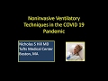 COVID19: Role of Nasal High Flow and Non-Invasive Ventilation in Decreasing Mechanical Ventilation