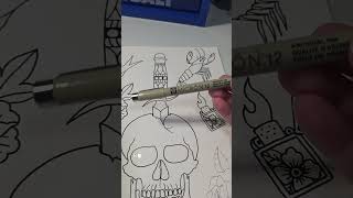 Celebrity Teaching Myself to Draw American Traditional Tattoo Flash🖤✨️ Profile