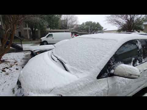 Austin Texas Snow 01/10/2021