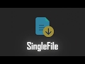 SingleFile chrome extension