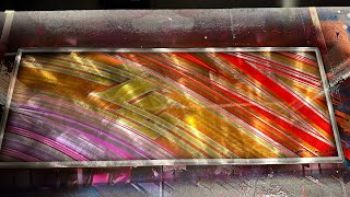 Lowrider Style Candy Paint/Pattterns over Grinded Metal Step by Step