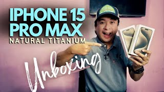 IPHONE 15 PRO MAX - Natural Titanium | UNBOXING | Kap Jerry