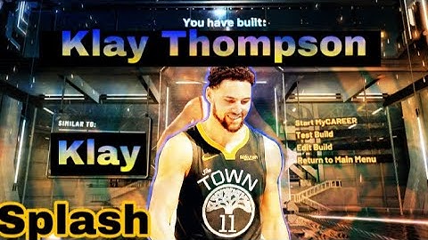 Klay Thompson Build In Nba2k21