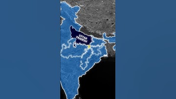 The Only District in UP That Touches 4 States #geography #mapping #mapanimation #indiangeography