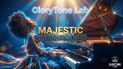 GloryTone Lab – MAJESTIC SURRENDER  (Official RnB Gospel EDM Music Video 2025) | AI Cinematic