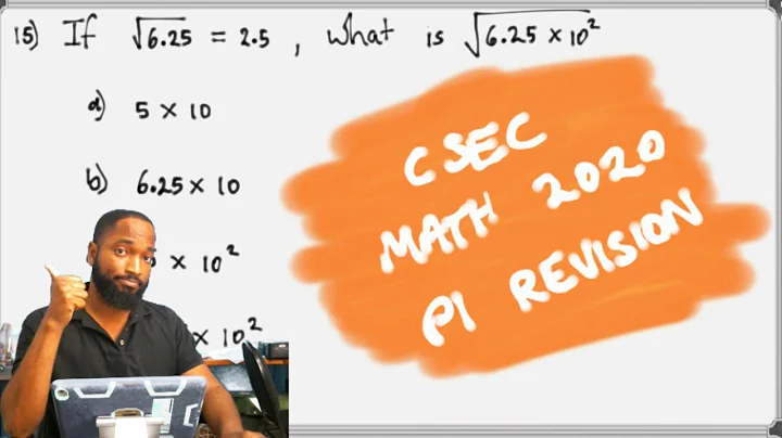 CSEC MATHS - P1 (1st 10 questions) 2020 Revision #...