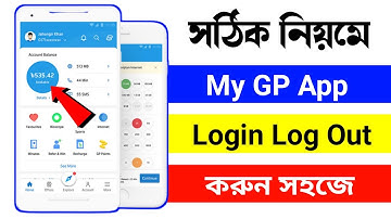 how to log out my gp account in mobile bangla 2022 | MyGp App login System