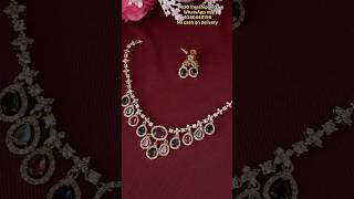 Ad stone premium quality necklace ₹630 freeshipping #viralvideos#imitation#shortvideos#imitation#vir