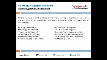 iPhone Application Development by SynapseIndia ( Mobile apps )