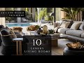 LA's Sun Kissed Interiors: 10 Open Concept Living Room Interior Design Ideas in Los Angeles USA