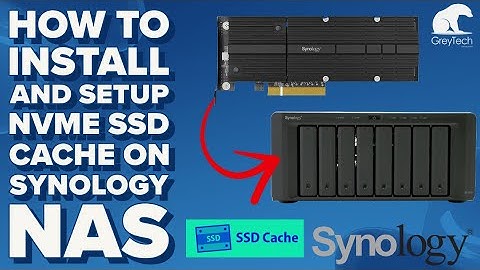 NVMe SSD-cache installeren en instellen op een oudere Synology NAS