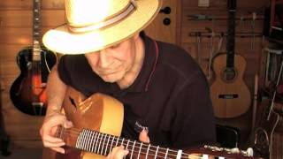 Windy and Warm - Marcel Dadi's medley version on a Dome nylonstring archtop chords