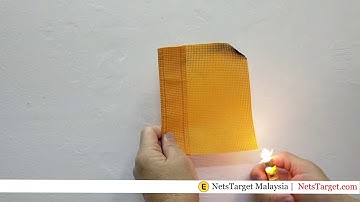 Fire Proof Safety Net Test by NetsTarget Malaysia