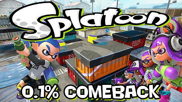 Splatoon - 0.1% comeback on Port Mackerel