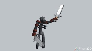 Mutant Wither Skeleton Rig For Prisma 3D