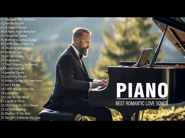 3 Hour Of Beautiful Piano Melodies - Best Piano Instrumental Love Songs - Soft Background Music class=