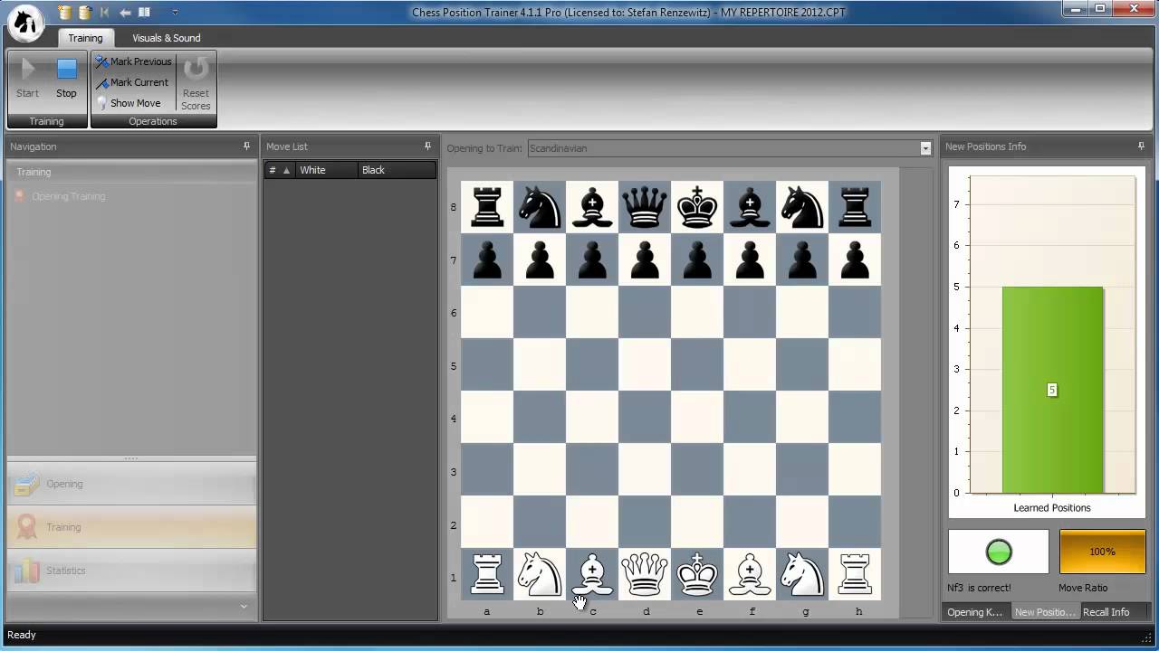 Chess Position Trainer - Tutorial 06 - Training New Positions 