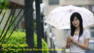 Video thumbnail of "Comment on 小雨中的回忆 (陈洁丽) with our creative English, French and additional Esperanto poetical lyrics"