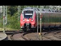 Züge in Schwerin Hbf mit ICE-T, RS1 und Baureihe 442 in HD