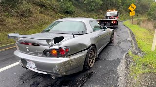 I wrecked my Honda S2000.