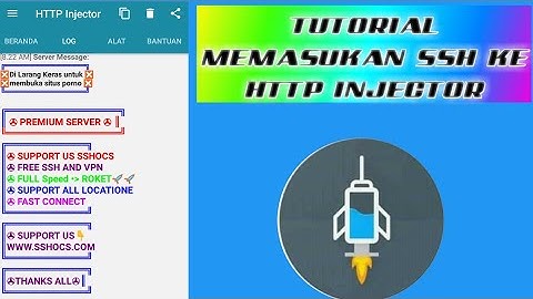 Cara memasukan ssh ke aplikasi http injector