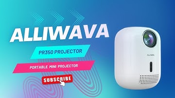 Alliwava PR350 Mini Smart Projector-AutoFocus, Auto keystone!