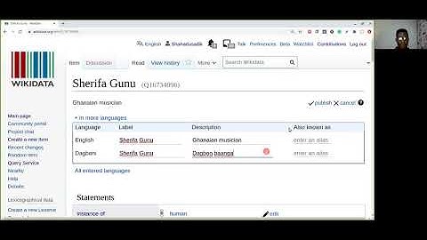 A simple way to add #Dagbani labels and descriptions to #Wikidata items. By Sadik Shahadu