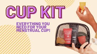 PERIOD EMERGENCY Kit | Menstrual Cups Included | First Period Cup Kit