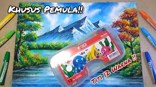 CARA MENGGAMBAR DAN MEWARNAI PEMANDANGAN UNTUK PEMULA