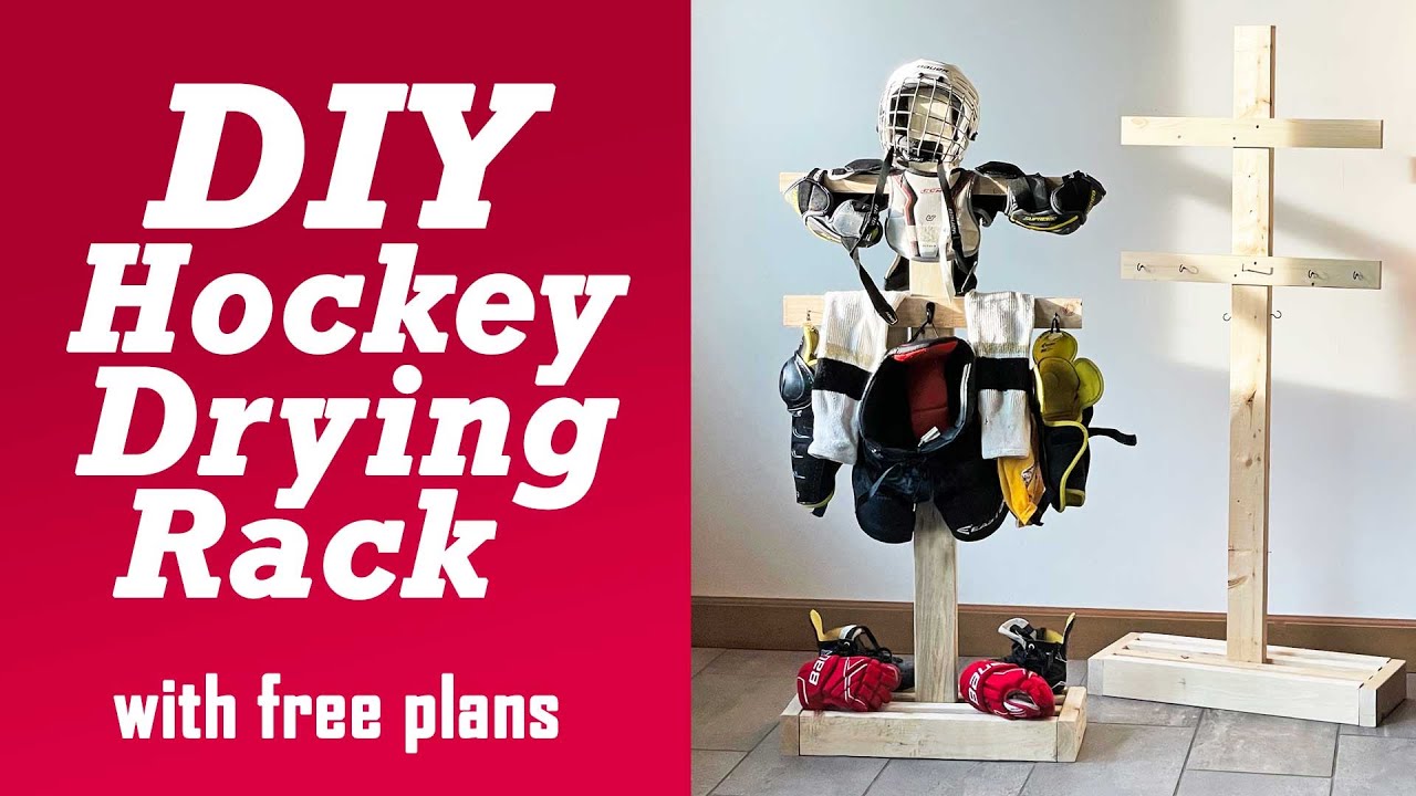 Hockey Drying Rack with Free Plans 
