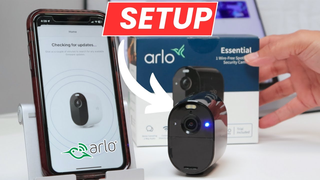 Arlo Essential Spotlight Camera Setup [WATCH ME DOING IT...] - YouTube