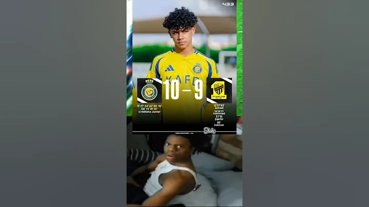 🚨 Cristiano Jr scored 10 Goals for Al Nassr U15 against Al-Ittihad Today 🤯